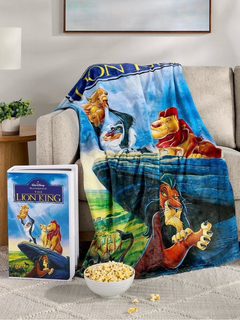 The Lion King Disney Classic VHS Boxed Silk Touch Throw, 50" x 70"